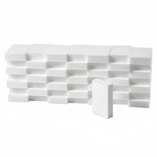 Magic Sponges Eraser, 50PCS 2X Density Melamine Sponge Foam Cleaner for Bathtub, Floor, Kitchen, Bathroom, Furniture