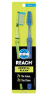 Pack 2 Count Reach Crystal Clean Soft Value Adult Toothbrushes