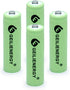 Solar Light Batteries AA Ni-MH 600mAh 1.2V Rechargeable for Garden Lights, Remotes (4 Pcs)