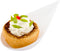 Restaurantware 20 Disposable Teardrop Appetizer Spoons, 4 x 2 Inch Indented Basin White Plastic