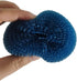 Plastic Dish Scrubbers for Dishes, Nylon Round Scrubber Scouring Pad, Colorful Non Scratch Mesh Pads (24 Pack)
