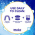 Efferdent PM Overnight Anti-Bacterial Denture Cleanser Tablets, 90 ea (Pack of 2)