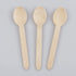 Mart Wooden Disposable Spoons, 100pcs, 6in Biodegradable Compostable Dessert Spoons for Parties