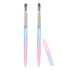 SAVITA 2pcs Nail Art Clean Up Brushes, Painting Tools for Nail Art Design & Polish Mistake Cleaning