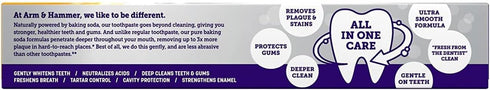 HAMMER 6 oz (Pack 3) ARM & Complete Care Fluoride Anticavity Toothpaste, Fresh Mint