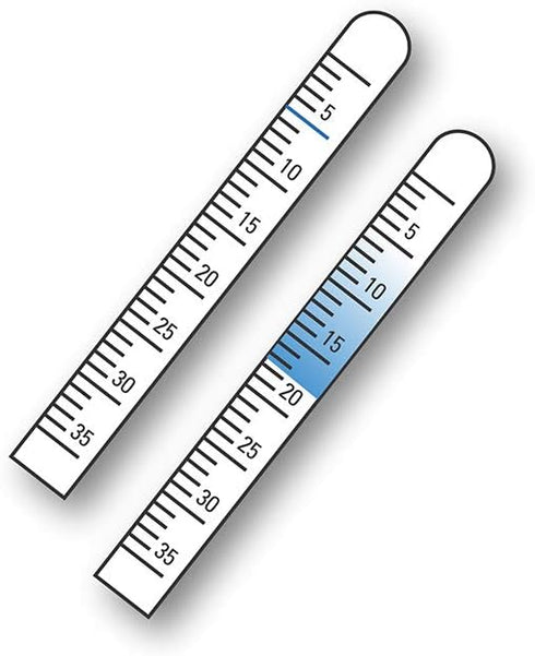 Schirmer Tear Test Strips with Blue Mark, 100 Sterile Strips