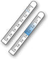 Schirmer Tear Test Strips with Blue Mark, 100 Sterile Strips