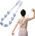 Price Xes Back Massage Roller Rope, Manual Balll Pull Back Strap with 8 Rollers,