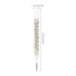 MAGICLULU 1Pc Glass Oral Temperature Adult Free Clinic Armpit Fast Reading Fever Indicator with Double Scale