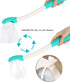 Qiterr Bottom Wiper, Long Handle Reach Comfort Holder Toilet Paper Tissue Grip Self Wipe Aid Helper
