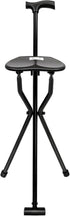 WXLTSGM Portable Walking Stick, Folding Cane Chair with Seat Non-Slip 3 Legged Portable