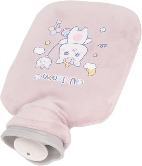 500ML Hot Water Bottle - Hot Water Bag for Pain Relief, Menstrual Cramps, Soft Cover, Hot Cold Compress