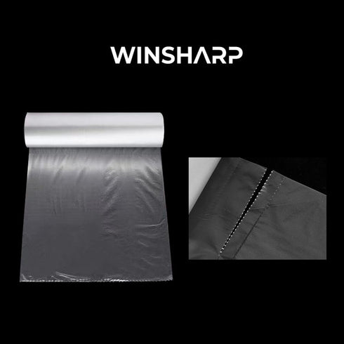 Food Storage Roll Bags, Disposable Plastic Bags, Mini Plastic Bags, 200 PCS Medium Roll Plastic Bags (9.84 x 13.7 inch)