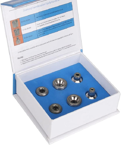 Uonlytech Diamond Dermabrasion Tips Replacement Heads for Facial Peeling Skin Cleansing - 1pc Dermabrasion Machine