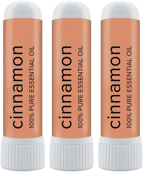 MOXE Cinnamon Essential Oil Nasal Inhaler | 100% Pure Therapeutic Aromatherapy for Focus & Relaxation