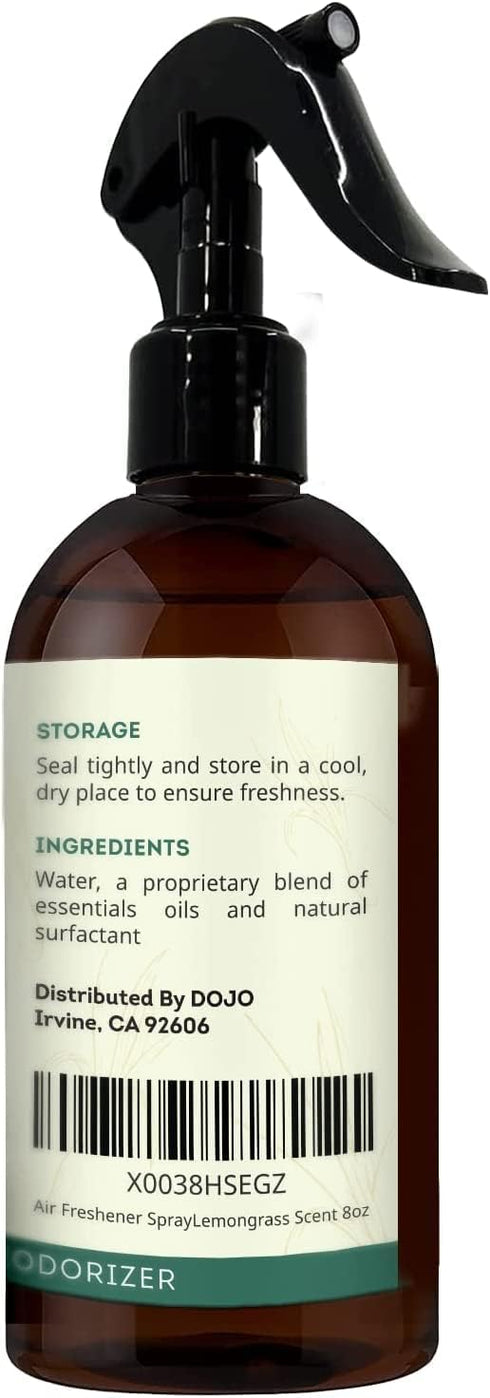 Kate Naturals Air Freshener Spray for Home, Lemongrass Essential Oil Room Spray, 8 fl oz, Non-Toxic