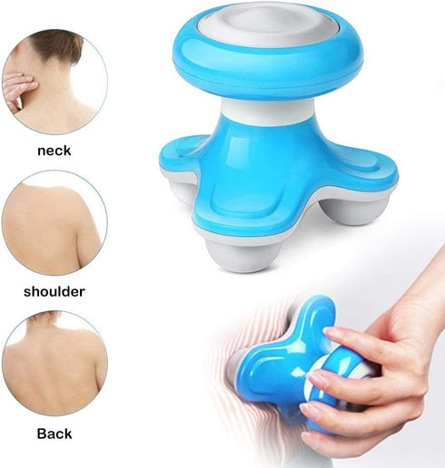 Jeyie 1, Mini Handled Massager, Triangle Electric Massager Electric Handled Wave Vibration Massager Full Body Massager