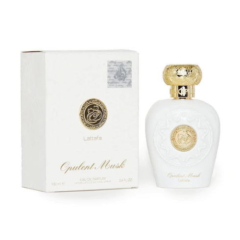 Lattafa Opulent Musk Eau de Parfum Spray for Women, 3.4 Ounce