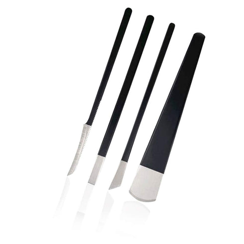 Pedicure Knife Set, 4Pcs for Feet Ingrown Toe Nail Correction with Storage Bag (4 Pieces Set)