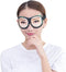 Honbay Soft Sleep Eye Mask with Adjustable Head Strap, 3D Funny Eyeshade for Travel, Game, Party, Rest, Sleeping (Woman)