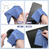 OHOO 12 Pack 6"x7" Microfiber Cleaning Cloths Color Glasses Cloth Lens Wipes Cloth for Lenses, Screens, Cameras