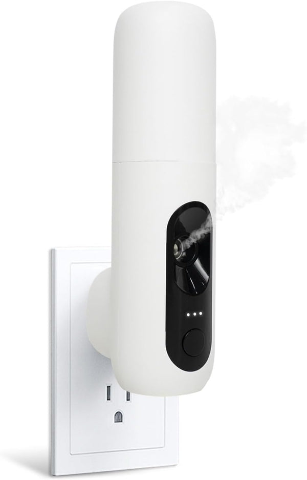 Scentiplus Plug-in Waterless Ultrasonic Essential Oil Diffuser, Diluted Oil Only, 15ml for 30