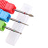 MZCMSL 3pcs Diamond Cuticle Drill Bits - Professional Manicure Drill Bit Kit (Needle, Ball, Bullet) 3/32 Shank