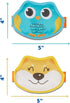 FOMI Kids Hot Cold Gel Ice Packs, 2 Pack, Fun Animal Wraps for Pain Relief, Reusable for Head, Eyes, Elbow, Knee