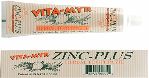 Value Package 1 – 1 Tube Original 4 Oz Zinc+ Natural Toothpaste & 1-16 Oz Natural Mouthwash. Gluten Free. Vegan, No SLS, No Sugar, Fluoride, Alcohol or Saccharin.