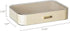 Stackable Plastic Organizer Big & Spacious Drawer | Organize Eyeshadow Palettes, Cosmetics, and Beauty Supplies on a Vanity. White by Decorcode