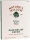 Nature’s Willow Fast-Acting Willow Balm Natural Pain Relief Patches, 1-Pack, 6 Patches for Muscle & Joint Pain