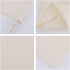 TYLPFH 10pc Package Coffee,18x25cm) Cotton Drawstring Storage Bag White Canvas Bags for Candy Gift Pouch Reusable Home