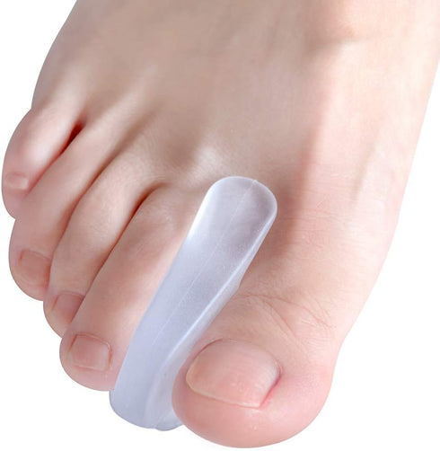 Welnove Toe Separators for Bunions, Gel Overlapping Toe Spacers, Bunion Corrector for Pain Relief, 10 Pack