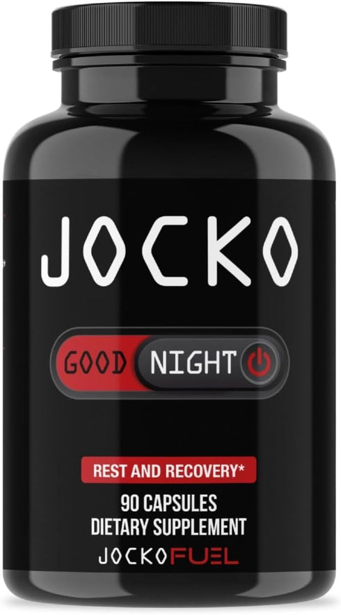 Jocko Fuel Good Night Natural Sleep Aid for Adults - Non-Habit Forming Sleeping Pills with Magnesium, Lavender &
