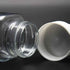 5 Pcs 80ml Empty Plastic Pill Bottles Clear Pill Dispenser Containers Solid Powder Storage Vials Square Liquid Sample Bottle for Crafts
