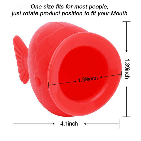 Lips Enhancer Plumper Device, Silicone Fish Shape Lip Plumper for Natural Pout Mouth Tool, Sexy Lip Mouth Bigger