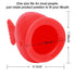 Lips Enhancer Plumper Device, Silicone Fish Shape Lip Plumper for Natural Pout Mouth Tool, Sexy Lip Mouth Bigger