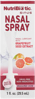 NutriBiotic Nasal Spray, 1 Fl Oz, Nasal Lubricant with Grapefruit Seed Extract, Drug-Free & Non-Medicated