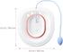 Portable Sitz Bath Basin with Flush for Postpartum and Postoperative Care, Foldable Pink Wash Basin for Pregnant Women