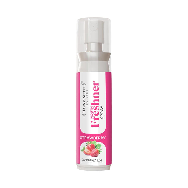 HANNA'S SECRET Mouth Freshener Spray | Fresh Breath On-The-Go | Sugar-Free & Alcohol-Free |