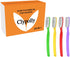 Hard & Firm Toothbrush, Stiff Bristle Brush for Smokers, Oral Care Teeth Whitening Cleaning, Travel Pack of 24