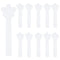 100 Pcs Disposable Perfume Test Strips, Flower Shaped White Strips for Fragrances Scents Essential Oils Testing
