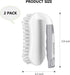 SetSail Scrub Brush, Heavy-Duty Scrub Brushes for Cleaning with Stiff Bristles Cleaning Brush for Shower, Bathroom, Carpet, Kitchen and Bathtub Scrubber - 2 Pack