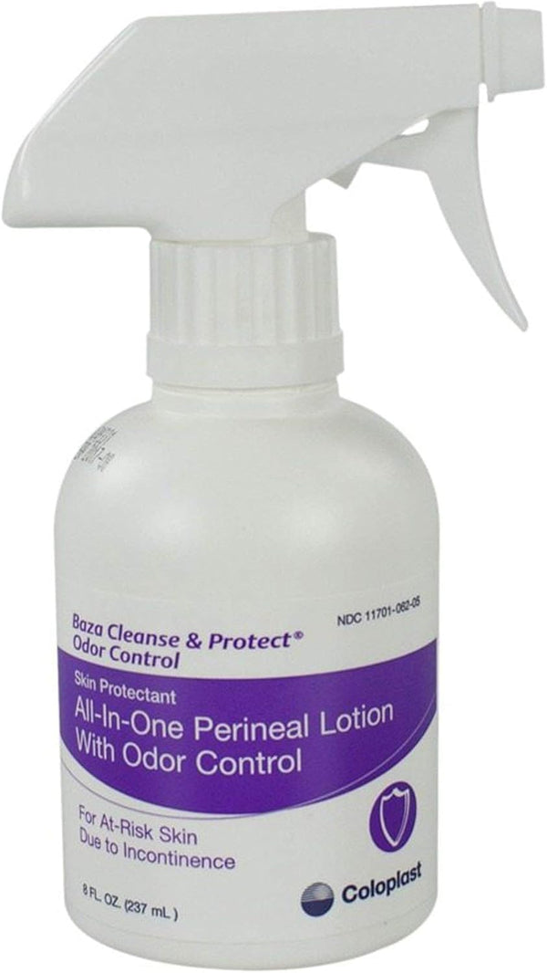 Baza Cleanse and Protect Perineal Wash, Unscented, 8 oz. Pump Bottle, 1 Ct