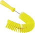 Vikan 53726 Hook Brush, 14.17-Inch Curved BPA-Free Cleaner for Pipe, Tube, and Gutter, Compatible with Vikan Poles