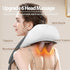 Neck and Back Massager with Heat, Deep Kneading Shoulder Massage, Electric Wrap-Around Design