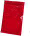 4" X 6" Reclosable Zipper Bags, 2-mil Red, Qty=100