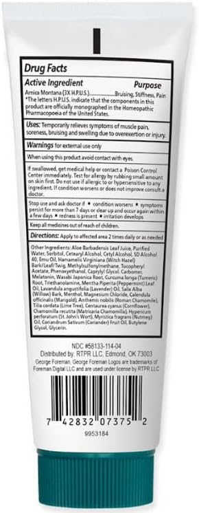 Real Time Pain Relief Night-Time Cream - 4oz Tube, Sleep Aid with 21 Natural Ingredients for Joint & Muscle Discomfort