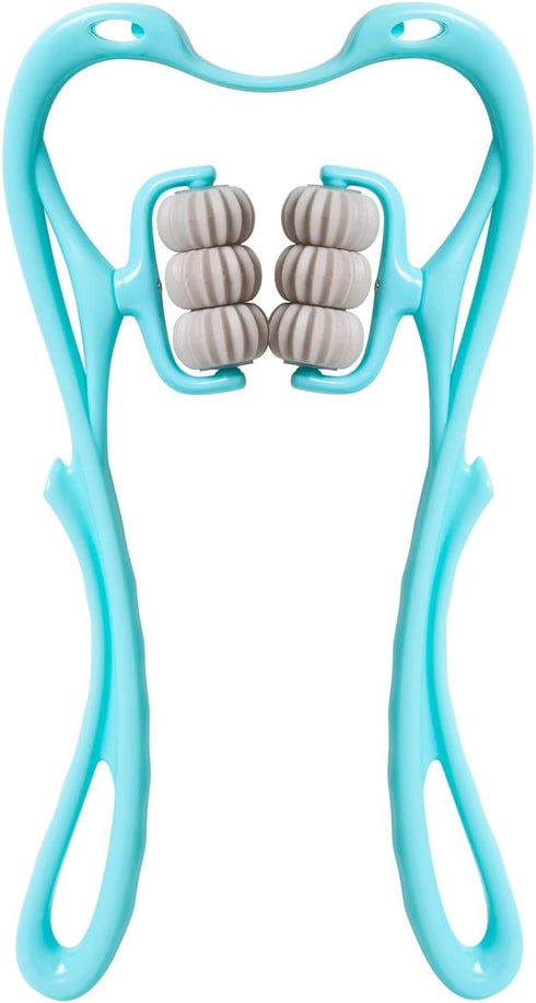 HaSeftni Trigger Point Roller Massager Tool - 6 Balls for Pain Relief, Deep Tissue Handheld Massage for Legs, Waist,