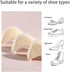 Sndperiexam 2 Pairs Soft Toe Inserts for Loose Shoe, Sponge Shoe Filler to Make Shoes Smaller, Big Toe Plug Foot Brace